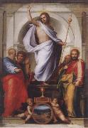 BARTOLOMEO, Fra Christ with the Four Evangelists Spain oil painting artist